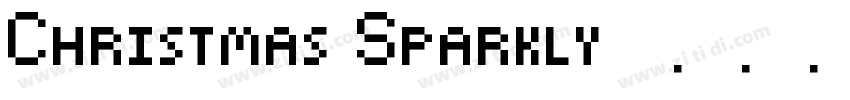 Christmas Sparkly字体转换